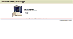 Desktop Screenshot of boggle.sensagent.com