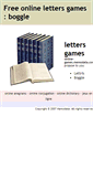 Mobile Screenshot of boggle.sensagent.com