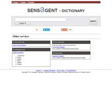 Tablet Screenshot of dictionary.sensagent.com