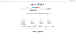 Desktop Screenshot of diccionario-analogico.sensagent.com