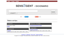 Tablet Screenshot of dicionario.sensagent.com