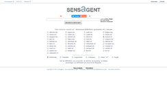 Desktop Screenshot of dictionnaire-analogique.sensagent.com